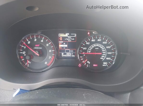 JF1VA2W63M9811020 2021 SUBARU WRX STI White Vista de los asientos traseros