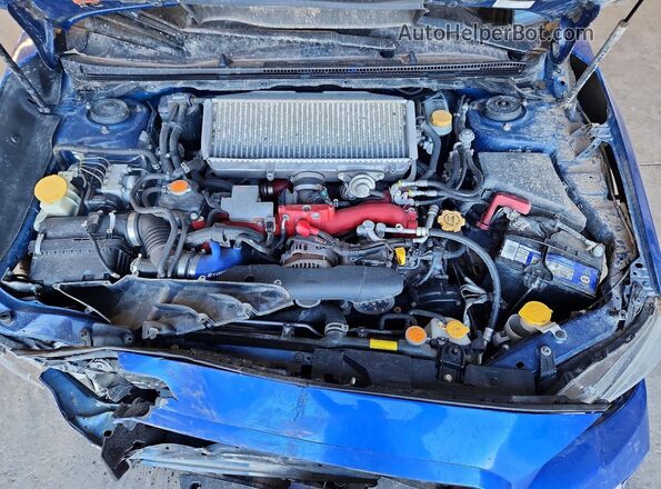 JF1VA2Y61H9836033 2017 SUBARU WRX Blue Widok wnętrza z tyłu