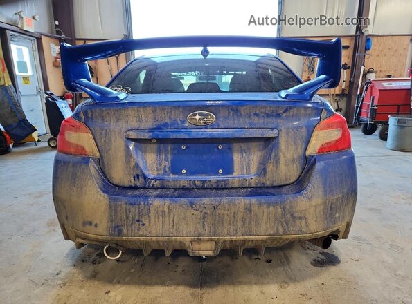 JF1VA2Y61H9836033 2017 SUBARU WRX Blue Widok z tyłu