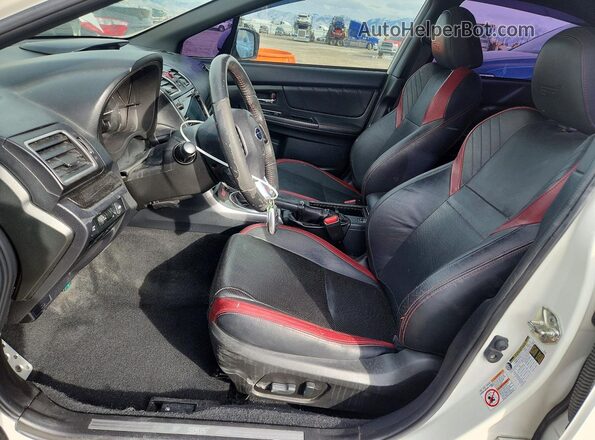 JF1VA2Y69H9835325 2017 SUBARU WRX White Вид салону спереду