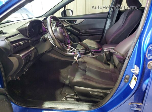 JF1VBAA69N9014772 2022 SUBARU WRX Blue წინა სალონის ხედი