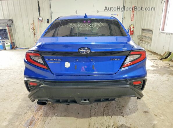 JF1VBAA69N9014772 2022 SUBARU WRX Blue უკანა ხედი