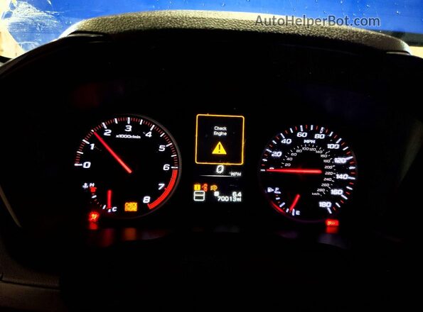 JF1VBAA69N9014772 2022 SUBARU WRX Blue ხელსაწყოთა პანელის ხედი