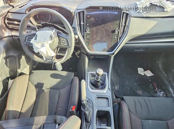 JF1VBAF63N9025047 2022 SUBARU WRX Черный Вид панели приборов