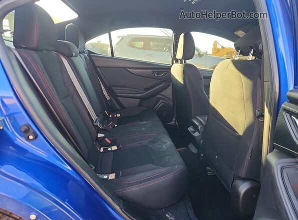 JF1VBAF64N9021170 2022 SUBARU WRX Blue Rear seats view