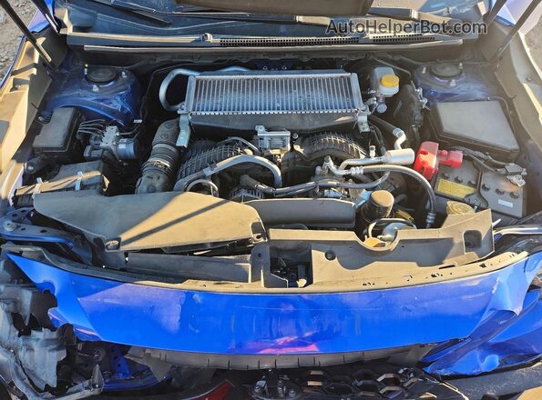 JF1VBAF64N9021170 2022 SUBARU WRX Blue Rear interior view
