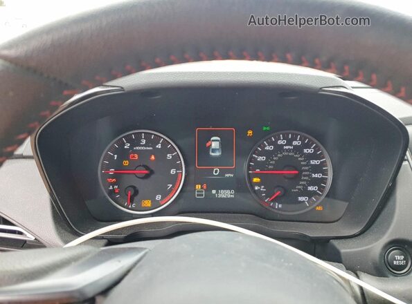 JF1VBAF68P9815236 2023 SUBARU WRX Blue Vista del cuadro de instrumentos