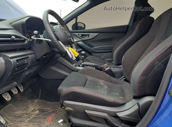 JF1VBAF68P9815236 2023 SUBARU WRX Blue Vista interior delantera
