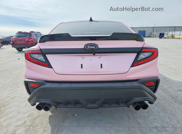 JF1VBAF6XN9008617 2022 SUBARU WRX Pink Rear view