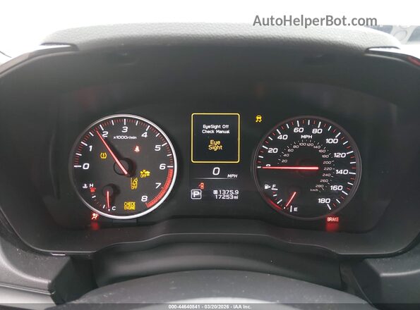 JF1VBAH62R8818994 2024 SUBARU WRX Gray Widok tylnych siedzeń