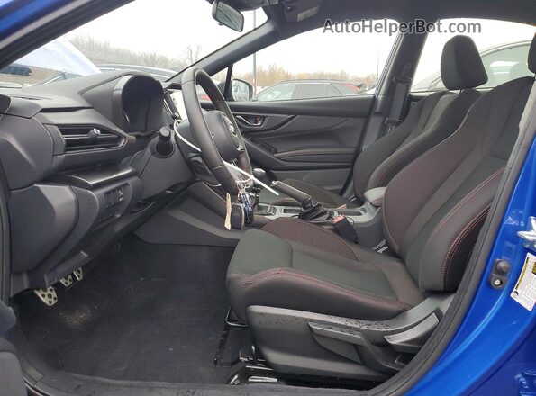 JF1VBAH62S9802133 2025 SUBARU WRX Blue წინა სალონის ხედი