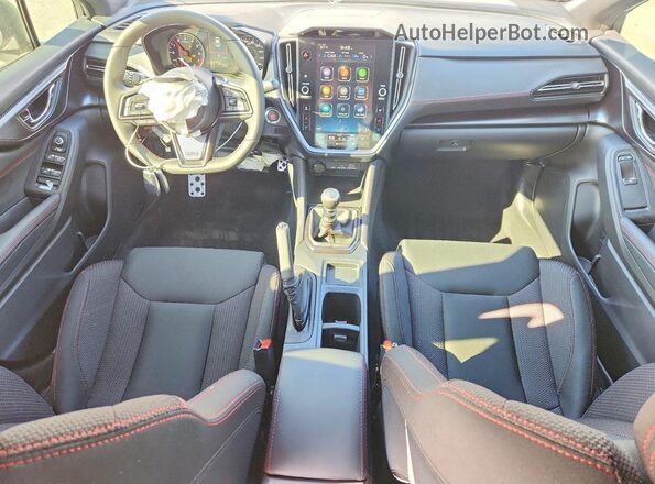 JF1VBAH65S9803342 2025 SUBARU WRX White Вид панелі приладів