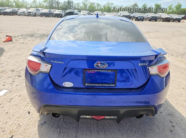 JF1ZCAC11G8602903 2016 SUBARU BRZ Blue Rear view