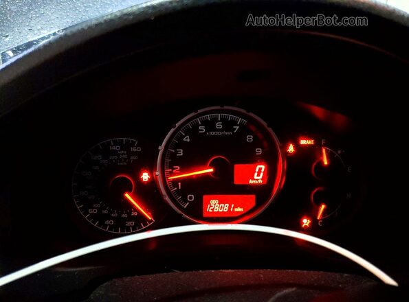 JF1ZCAC11G9601874 2016 SUBARU BRZ Charcoal ხელსაწყოთა პანელის ხედი