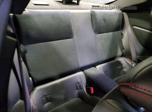 JF1ZCAC11G9601874 2016 SUBARU BRZ Charcoal უკანა სავარძლების ხედი