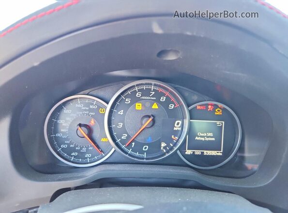 JF1ZCAC15L9703592 2020 SUBARU BRZ Blue Vista del cuadro de instrumentos
