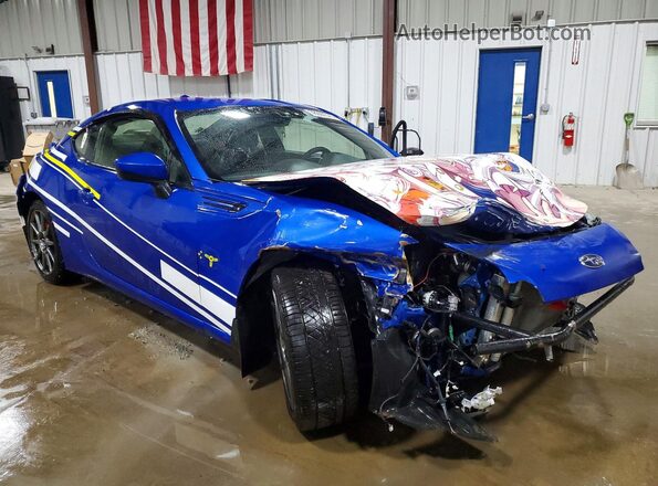 JF1ZCAC16K9600812 2019 SUBARU BRZ Blue Delantero derecho
