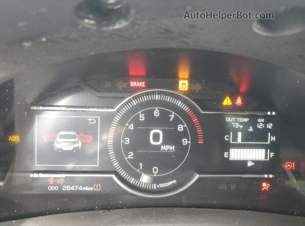 JF1ZDBB11P9702904 2023 SUBARU BRZ Silver Instrument cluster view