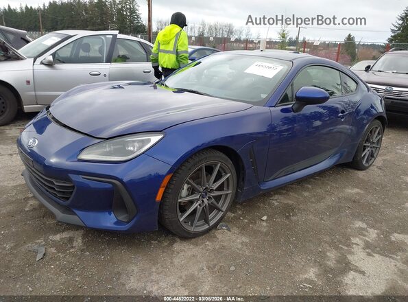 JF1ZDBF18N8701312 2022 SUBARU BRZ Синий Передняя левая четверть