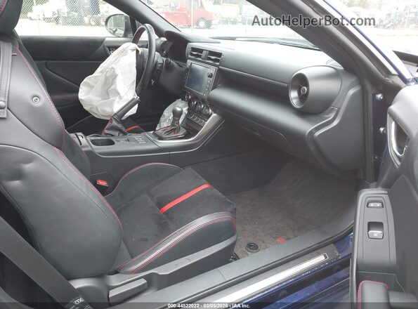 JF1ZDBF18N8701312 2022 SUBARU BRZ Синий Вид салона спереди