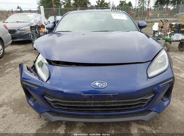 JF1ZDBF18N8701312 2022 SUBARU BRZ Синий Вид задней части салона