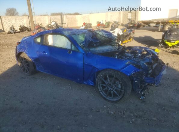 JF1ZDBF19N8700668 2022 SUBARU BRZ Синий Передняя правая четверть