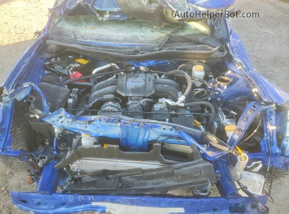 JF1ZDBF19N8700668 2022 SUBARU BRZ Синий Вид задней части салона