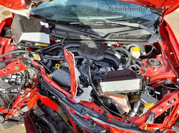 JF1ZDBS13S9702945 2025 SUBARU BRZ Красный Вид задней части салона