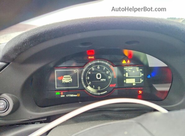 JF1ZDBS15S9700355 2025 SUBARU BRZ Blue Instrument cluster view