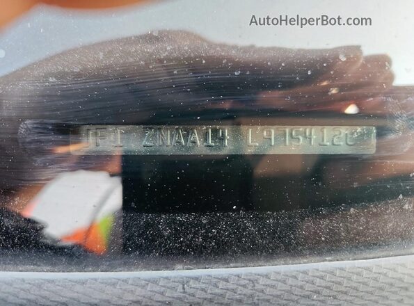 JF1ZNAA14L9754126 2020 TOYOTA 86 Gray Vista del compartimento del motor