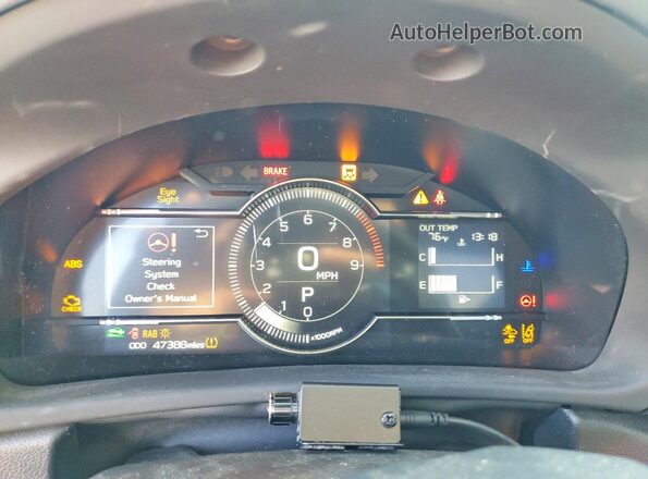 JF1ZNBC1XP8753710 2023 TOYOTA GR86 Silver ხელსაწყოთა პანელის ხედი