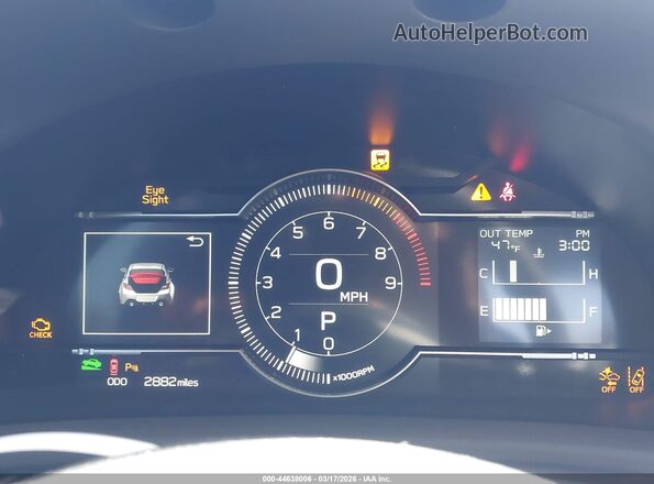 JF1ZNBE13S8756664 2025 TOYOTA GR86 Silver Вид задніх сидінь