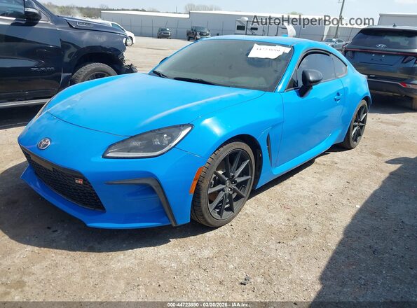 JF1ZNBE15N9751237 2022 TOYOTA GR86 Blue Передня ліва чверть