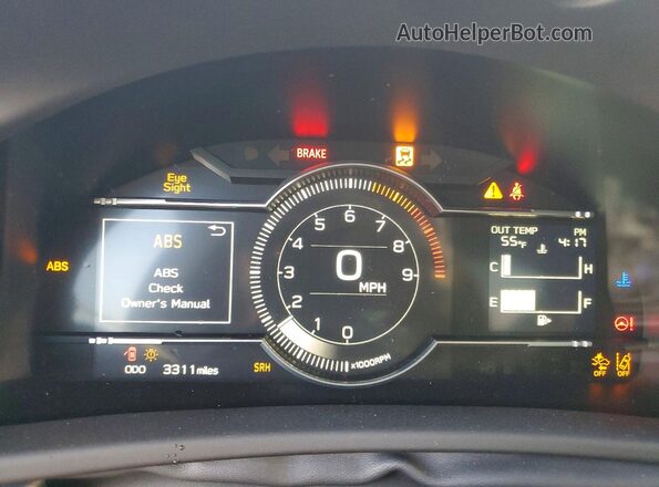 JF1ZNBE18S9756007 2025 TOYOTA GR Серый Вид щитка приборов