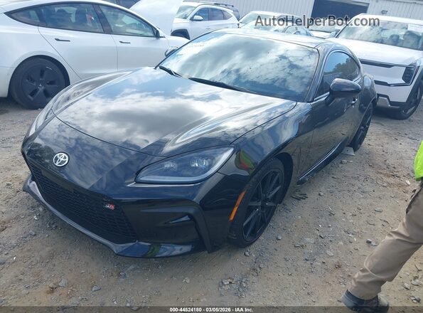 JF1ZNBF17P8762814 2023 TOYOTA GR86 Black Առջևի ձախ երեք քառորդ տեսարան