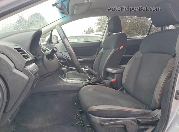 JF2GPABC1G8345669 2016 SUBARU CROSSTREK Silver წინა სალონის ხედი