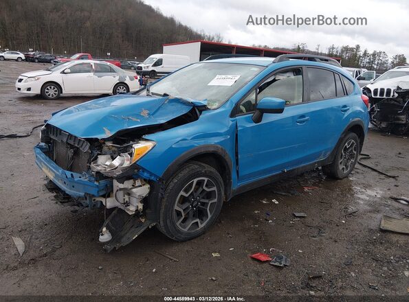 JF2GPABC3H8219024 2017 SUBARU CROSSTREK Blue Front left