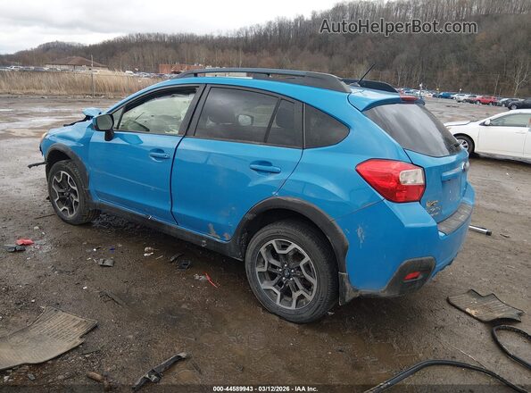 JF2GPABC3H8219024 2017 SUBARU CROSSTREK Blue Rear left