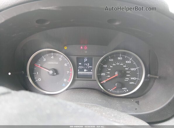 JF2GPABC4H8230825 2017 SUBARU CROSSTREK Silver Widok tylnych siedzeń