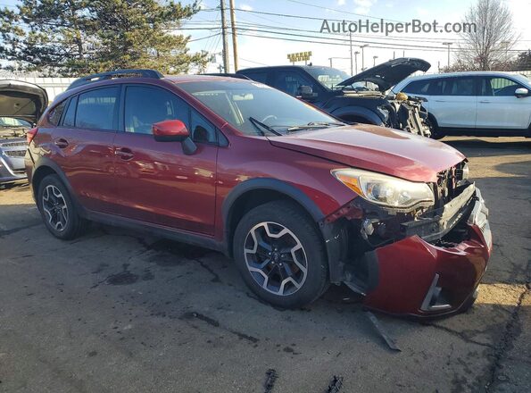 JF2GPABC6HG228466 2017 SUBARU CROSSTREK Темно-бордовый Передняя правая четверть