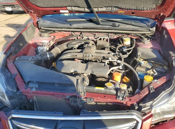 JF2GPABC6HG228466 2017 SUBARU CROSSTREK Темно-бордовый Вид задней части салона