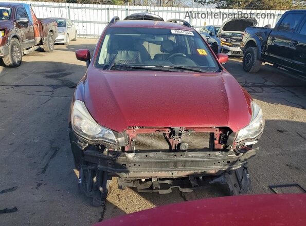 JF2GPABC6HG228466 2017 SUBARU CROSSTREK Темно-бордовый Вид спереди