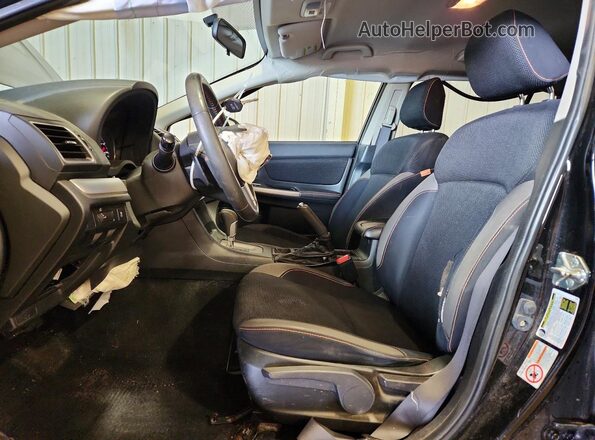 JF2GPABC8HH237728 2017 SUBARU CROSSTREK Black Սալոնի դիմացի տեսք
