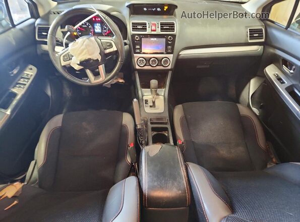 JF2GPABC8HH237728 2017 SUBARU CROSSTREK Black Առջևի վահանակի տեսք