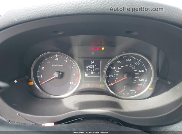 JF2GPABC9G8340767 2016 SUBARU CROSSTREK Black Widok tylnych siedzeń