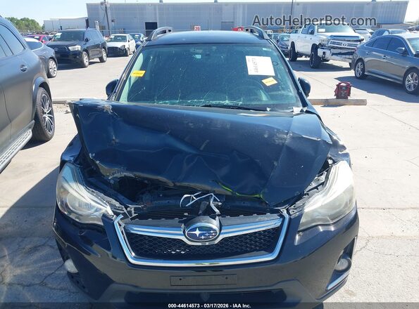 JF2GPABC9G8340767 2016 SUBARU CROSSTREK Black Widok zestawu wskaźników