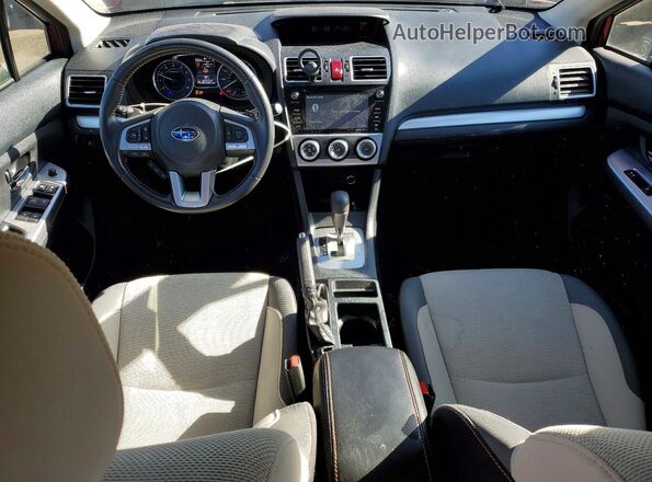 JF2GPADCXGH327197 2016 SUBARU CROSSTREK Burgundy Вид панелі приладів