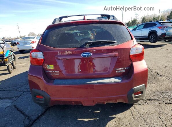JF2GPADCXGH327197 2016 SUBARU CROSSTREK Burgundy Вид ззаду