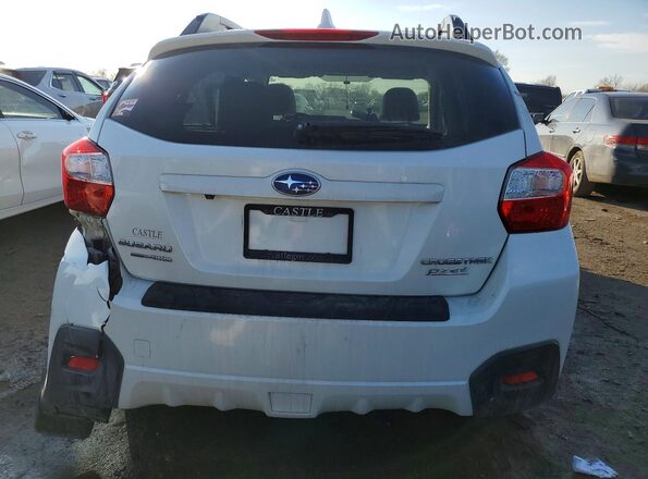 JF2GPAKC1GH200664 2016 SUBARU CROSSTREK White Вид ззаду