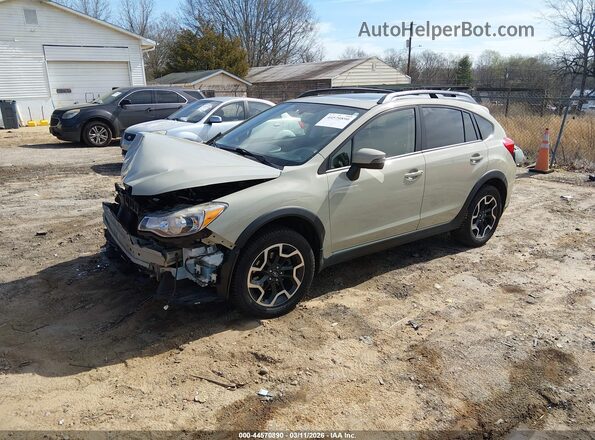 JF2GPALC0GH267349 2016 SUBARU CROSSTREK Green Vista tres cuartos delantera izquierda